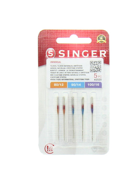 Satz von 5 gemischten Singer-Nadeln