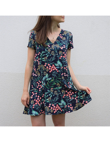 Volute-Kleid Schnittmuster - Anna Rose Patterns