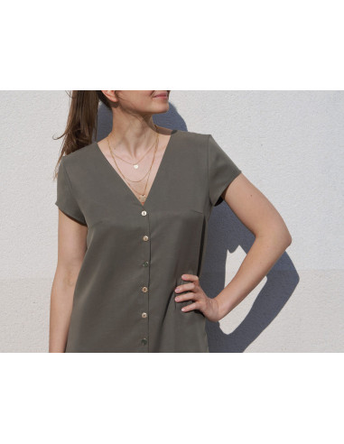 Volute-Kleid Schnittmuster - Anna Rose Patterns