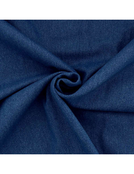 Stretch-Denimstoff - Blau Denim