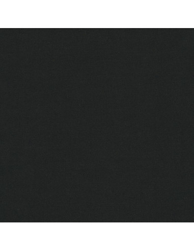 Uni Baumwollstoff Patchwork Kona - Schwarz