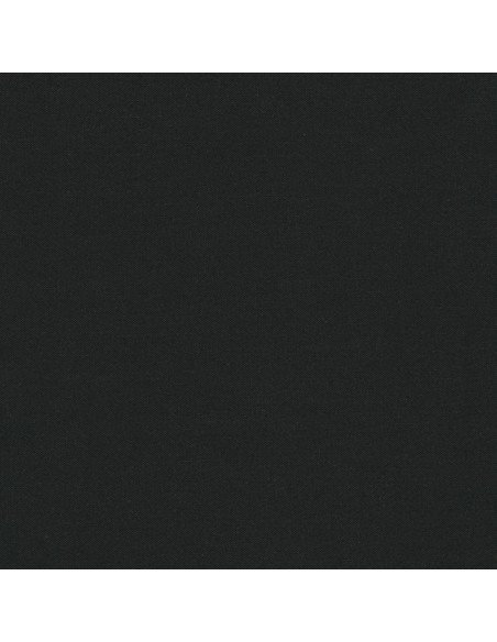 Uni Baumwollstoff Patchwork Kona - Schwarz