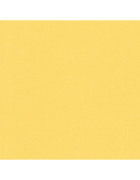 Uni Baumwollstoff Patchwork Kona - Buttercup