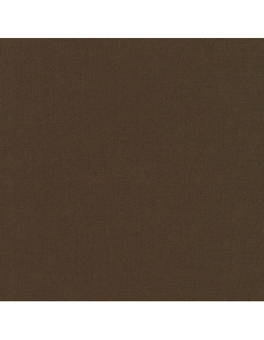 Uni Baumwollstoff Patchwork Kona - Schokolade