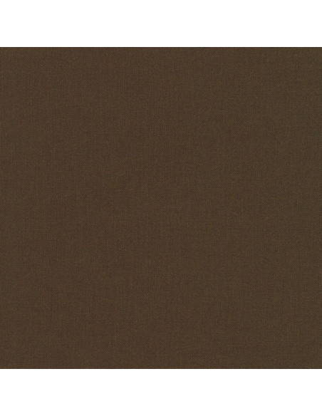 Uni Baumwollstoff Patchwork Kona - Schokolade