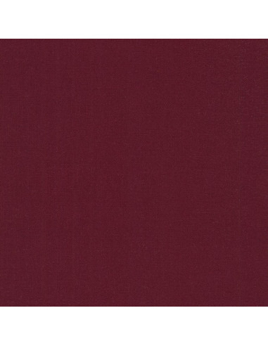 Uni Baumwollstoff Patchwork Kona - Burgunderrot