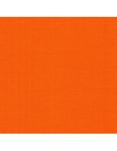 Uni Baumwollstoff Patchwork Kona - Tangerine