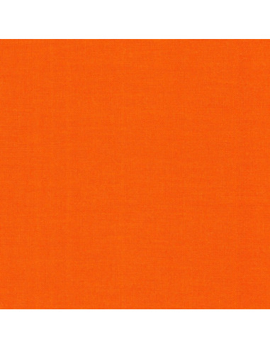 Uni Baumwollstoff Patchwork Kona - Tangerine