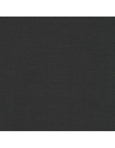 Uni Baumwollstoff Patchwork Kona - Charcoal