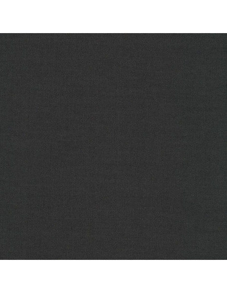 Uni Baumwollstoff Patchwork Kona - Charcoal
