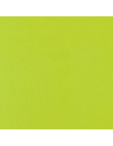 Einfarbiger Baumwollstoff Patchwork Kona - Chartreuse