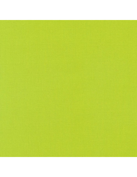 Einfarbiger Baumwollstoff Patchwork Kona - Chartreuse