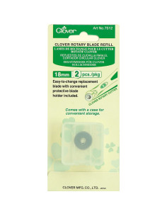 2 Ersatzklingen für Clover Cutter - 18 mm