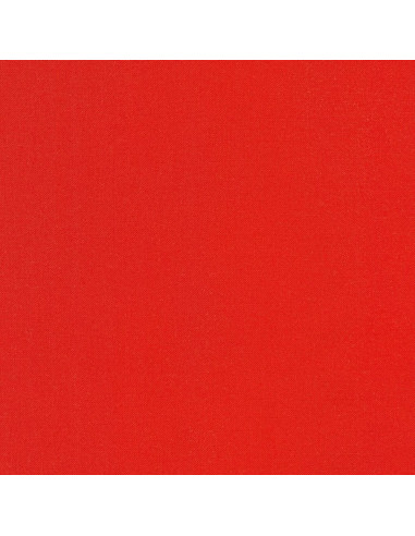 Uni Patchwork Baumwollstoff Kona - Tomato