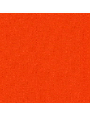 Uni Patchwork Baumwollstoff Kona - Flame
