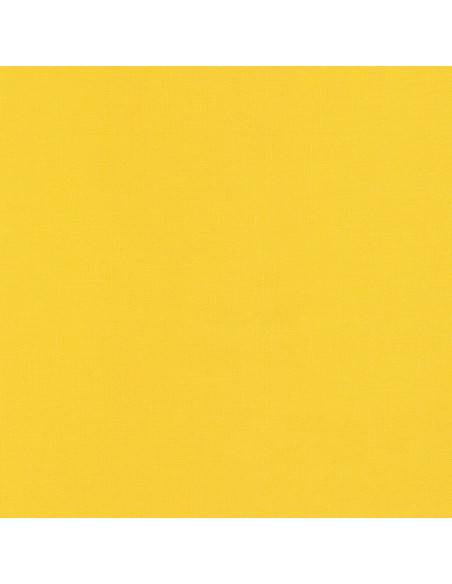 Uni Baumwollstoff Patchwork Kona - Canary