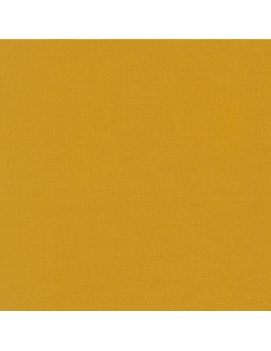 Uni Baumwollstoff Patchwork Kona - Curry