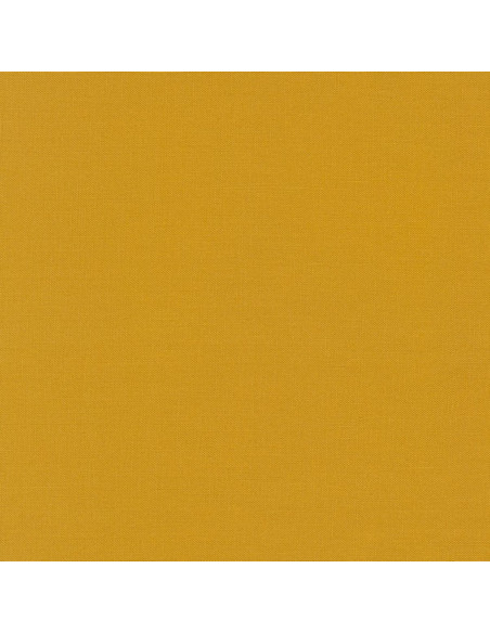 Uni Baumwollstoff Patchwork Kona - Curry