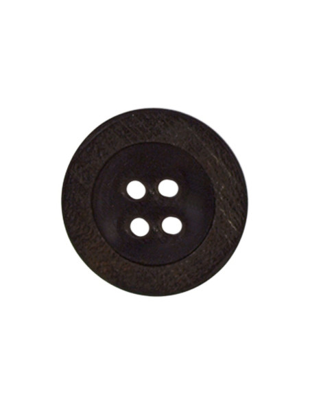 Röhre mit 3 Holzknöpfen 4 Löcher - 18 mm