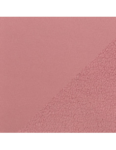 Wasserabweisender Softshell-Stoff mit Mikrofleece-Rückseite - Rosa
