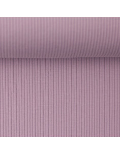 Fein gerippter Baumwolljersey-Stoff - Lavendel 2
