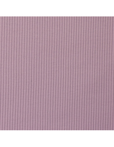Fein gerippter Baumwolljersey-Stoff - Lavendel