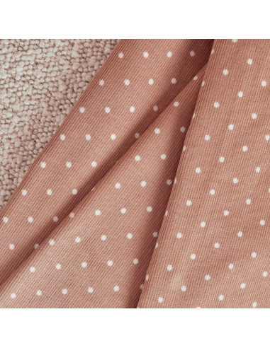 Milleraies-Samtstoff mit Punkten Maple - Atelier Brunette
