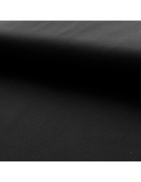 Halbpanama-Baumwoll-Canvas - Schwarz