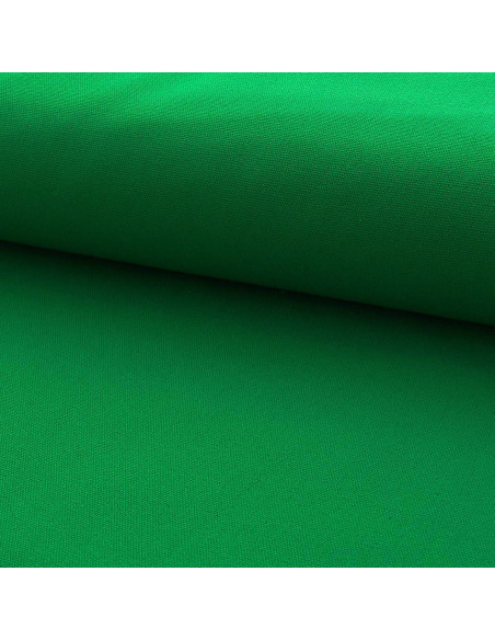 Halbgewebtes Baumwoll-Canvas - Grasgrün