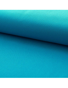 Halbgewebtes Baumwoll-Canvas - Türkisblau