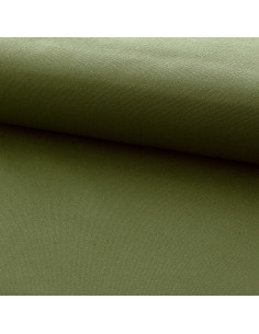 Halbgewebtes Baumwoll-Canvas - Moosgrün