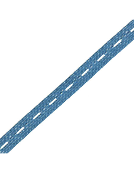 Knopflochgummi für Kinder - Jeansblau