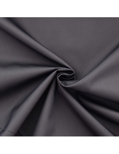 Polycotton-Gabardine-Stoff - Dunkelgrau