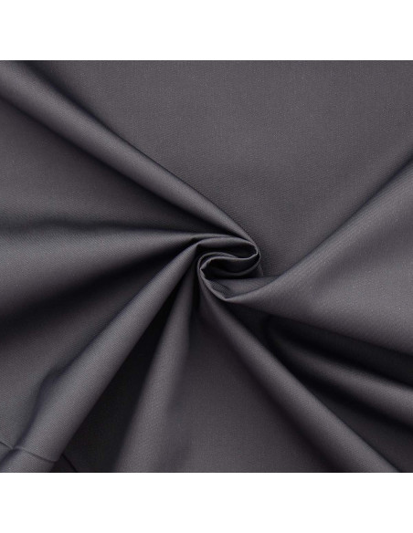 Polycotton-Gabardine-Stoff - Dunkelgrau