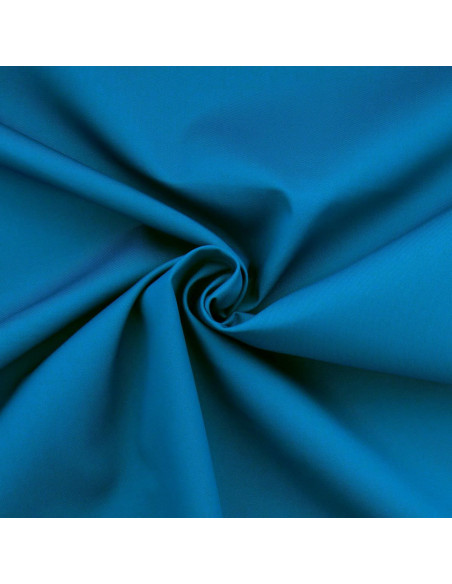 Polycotton-Gabardine-Stoff - Blau