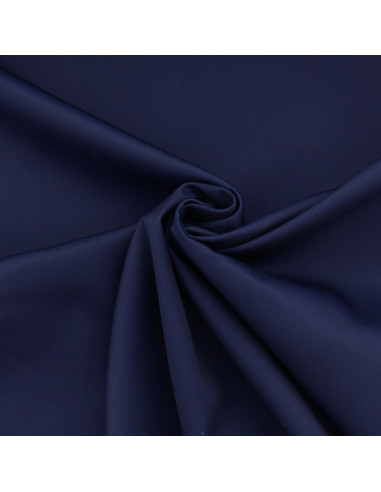 Polycotton-Gabardine-Stoff - Marineblau