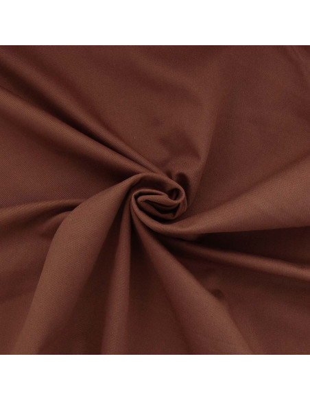 Polycotton-Gabardine-Stoff - Braun