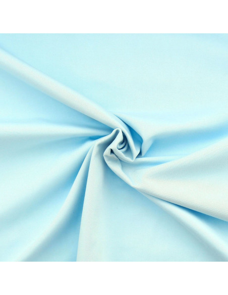 Polycotton-Gabardine-Stoff - Babyblau