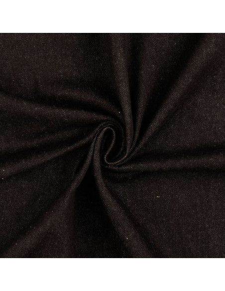 Klassischer Jeansstoff aus Baumwolle - Schwarz