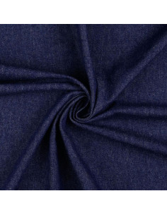 Leichter Baumwoll-Jeansstoff - Blau Denim