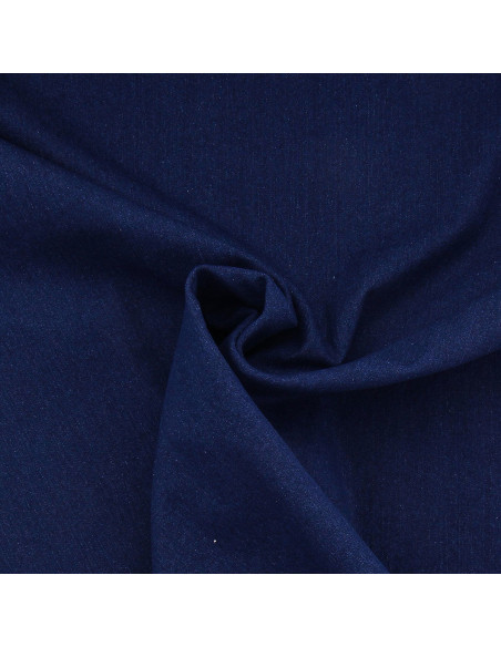 Stretch-Denim-Stoff - Dunkelblau