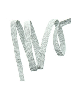 Elastisches silbernes Geflecht