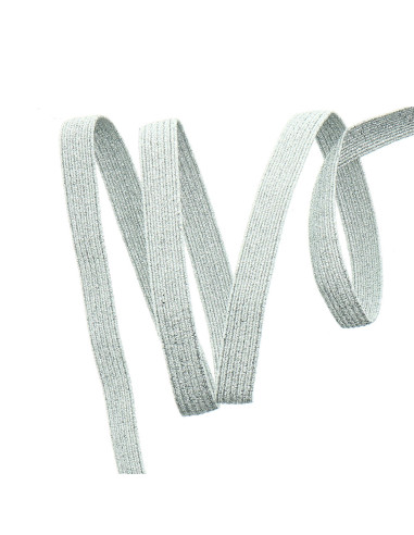 Elastisches silbernes Geflecht