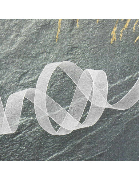 Organza-Band - Elfenbein