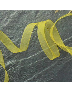 Organza-Band - Gelb