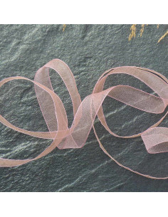 Organza-Band - Hellrosa