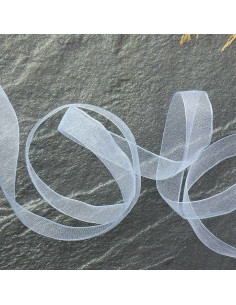 Organza-Band - Himmelblau