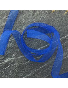 Organza-Band - Königsblau