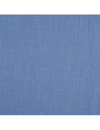 Vintage Baumwoll-Musselin - Jeansblau