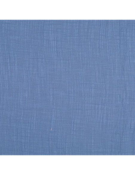 Vintage Baumwoll-Musselin - Jeansblau